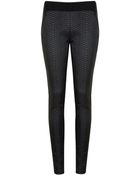 Ted Baker Snake Effect Panelled Legging - Lyst