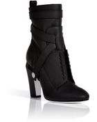 Fendi Leather Ankle Boots - Lyst