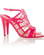 Brian Atwood Patent-Leather Sandals - Lyst