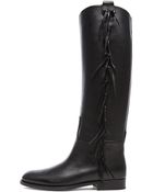 Valentino Rockee Leatehr Boots T15 - Lyst