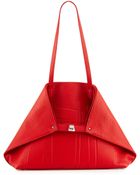 Akris Medium Cervo Leather Shoulder Bag - Lyst