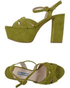 Prada Sandals - Lyst