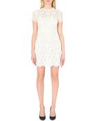 Valentino Short Sleeved Lace Dress - Lyst