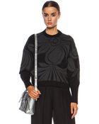 3.1 Phillip Lim Floral Embroidery Cotton-blend Sweater - Lyst