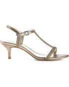 Pelle Moda 'Fact' Low Heel Sandals - Lyst