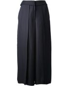 Cedric Charlier Wide Leg Trouser - Lyst
