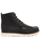 Pointer Calum Lined Black Leather Boots - Lyst
