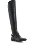 Steve Madden Skippur Leather Knee-High Boots - Lyst