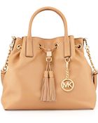 MICHAEL Michael Kors Camden Large Drawstring Satchel Bag - Lyst