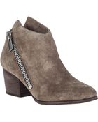 Belle By Sigerson Morrison Lara Ankle Boot Alpaca Suede - Lyst