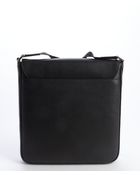 Fendi Black Leather Messenger Bag - Lyst