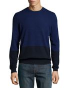 Vince Cashmere Colorblock Crewneck Sweater - Lyst