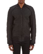 Gareth Pugh Suede Bomber Jacket - Lyst