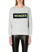 Sandro Cotton Jersey Sweatshirt - Lyst