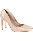 Ted Baker Metal Pointed Court Shoes - Lyst
