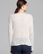 Helmut Lang Top - Irregular Silk V Neck - Lyst