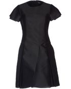 Jil Sander Navy Short Dress - Lyst