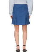 Richard Nicoll Blue Box Pleat Mini Skirt - Lyst