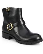 Marc By Marc Jacobs Leather Buckle Ankle Boots - Lyst
