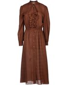 Michael Kors Long Dress - Lyst