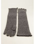 Brunello Cucinelli Sequined Long Gloves - Lyst