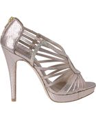 Pelle Moda Intrigue Gold Leather - Lyst