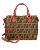 Fendi Zucca Shoulder Bag - Lyst