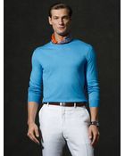 Purple Label Merino Wool Crewneck Sweater - Lyst