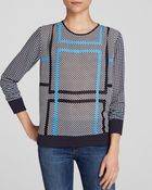 MICHAEL Michael Kors Caspian Geometric Print Top - Lyst