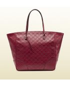 Gucci Bree Ssima Leather Top Handle Bag - Lyst