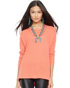 Polo Ralph Lauren Waffle-Knit Cashmere Sweater - Lyst