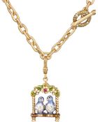 Jay Strongwater Lucy Carl Lovebirds Charm - Lyst