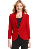 Eci Three-Quarter-Sleeve Cardigan - Lyst