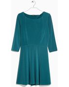 Mango Open-Back Dress - Lyst