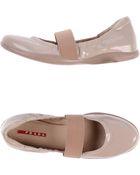 Prada Sport Ballet Flats - Lyst