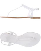 Casadei Thong Sandal - Lyst