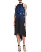 Halston Heritage Sl Print Drs W Back Drp Dtl - Lyst