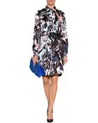 Emilio Pucci Leather/Fur Newton Clutch - Lyst