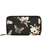 Givenchy Butterfly Zip-Around Wallet - Lyst