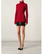 Anthony Vaccarello Ribbed Sweater - Lyst