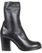 Jfk Stivale Doris In Pelle Nera Donna - Lyst