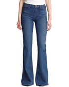 J Brand Valentina High-Rise Flared Jeans - Lyst