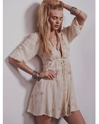 Free People Stargazer Mini Dress - Lyst