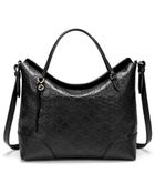 Gucci Bree Ssima Leather Top Handle Bag - Lyst