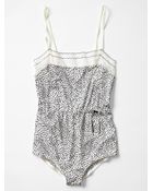 Gap Lacy Leopard Bodysuit - Lyst
