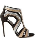 Casadei 'Evening' Crystal Embellished Sandals - Lyst