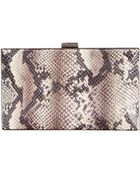 Sondra Roberts Snake Box Clutch - Lyst