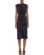 Bottega Veneta Floral-Print Sleeveless Dress - Lyst