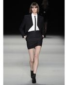 Saint Laurent Wool Skirt - Lyst