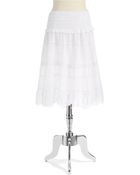 MICHAEL Michael Kors Eyelet Maxi Skirt - Lyst
